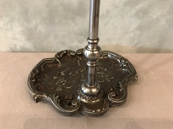 Serviteur de cheminée ancien en fer et fonte d'époque 19 ème 