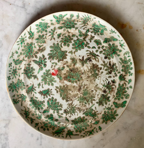 Assiette chinoise XIX ème