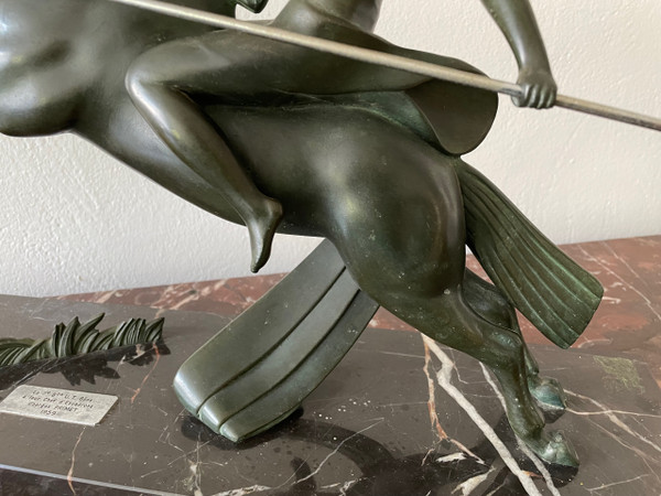 Art Deco Amazon Warrior Statue