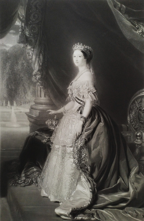 Stiche nach Winterhalter Napoleon III. Und Kaiserin Eugénie