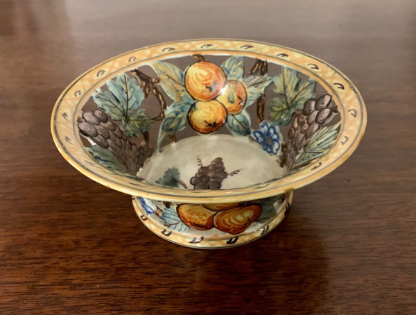 Art Malicorne earthenware basket