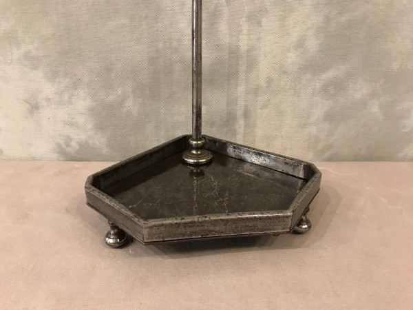 Old fireplace set in iron and bronze from the 19th century