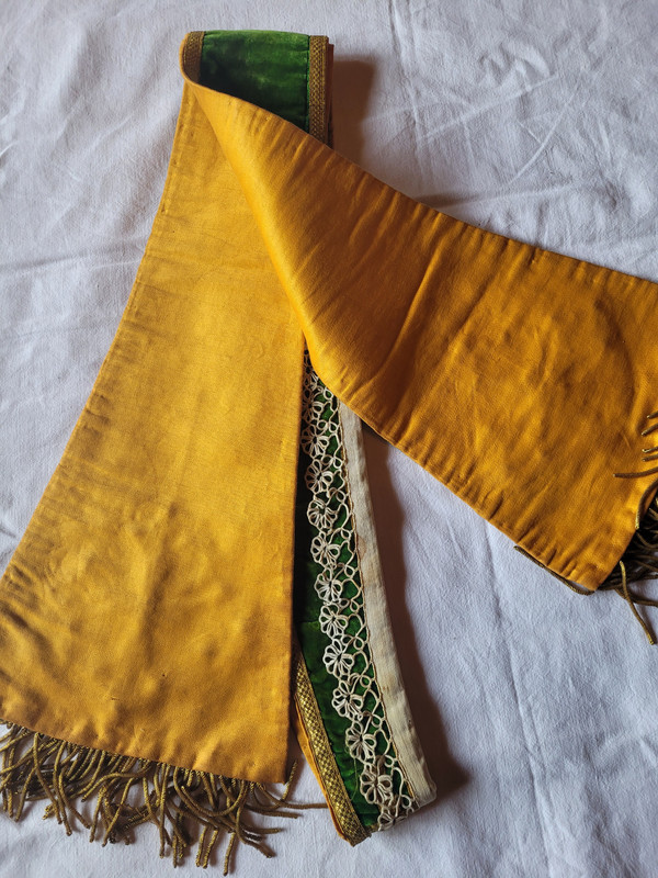 Embroidered stole from the late 19th century