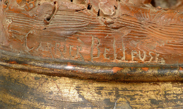 Grande Sculpture Carrier-Belleuse Terre Cuite Bacchanale Putti Dansant XIXè