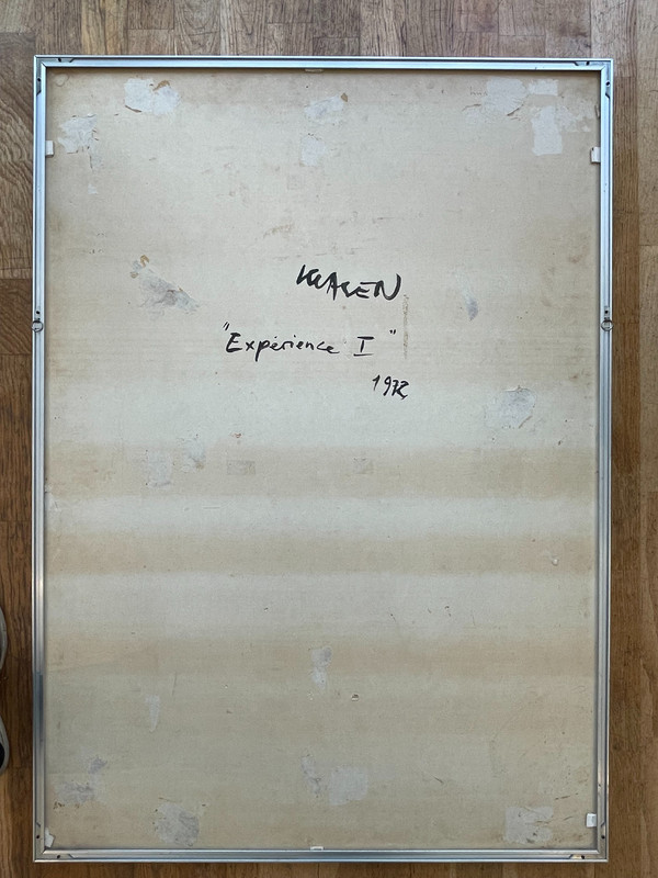Peter KLASEN (1935 - …) , «  Expérience I » , 1972