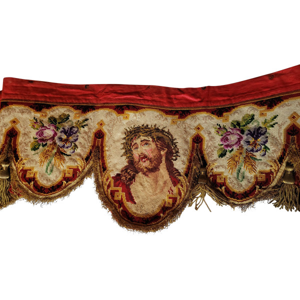 Tapestry altar front, 19th century period