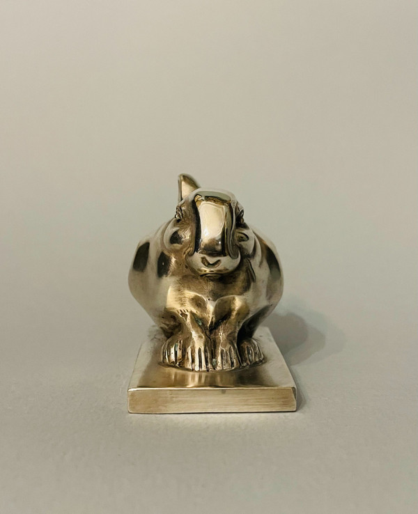 Bronze ArtDeco ''Lapin Bijou'' Édouard-Marcel SANDOZ (Susse Frères)