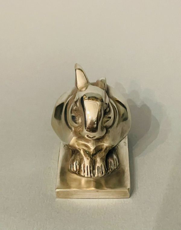 Bronze ArtDeco ''Lapin Bijou'' Édouard-Marcel SANDOZ (Susse Frères)