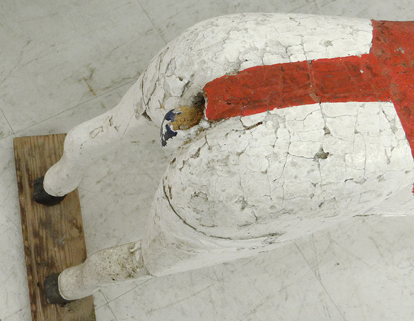 Cheval de Manège Carroussel Bois Sculpté Polychrome XIXème Siècle