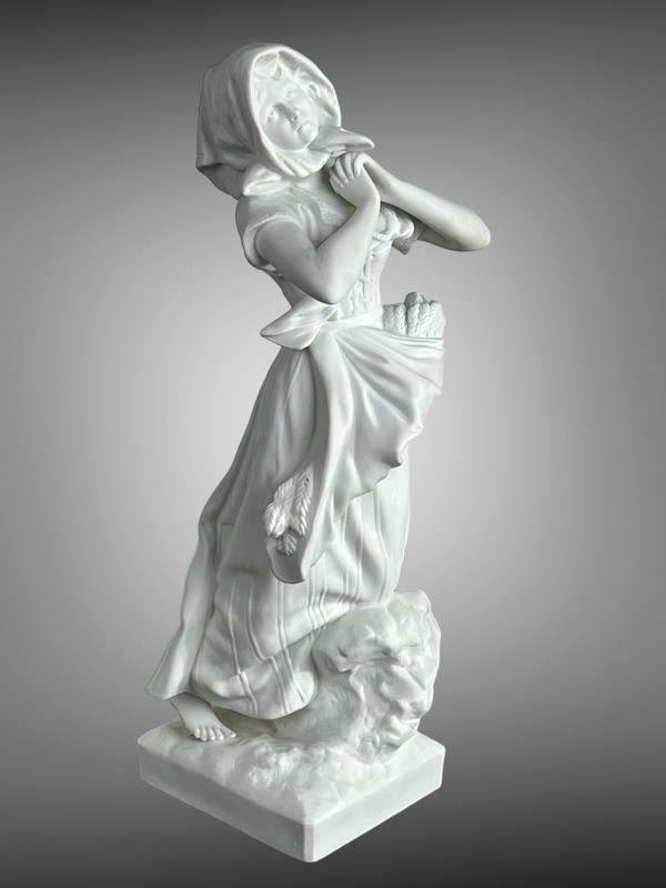 19TH CENTURY COOKIE SUBJECT WITH THE SAXONY STAMP “THE MERCHANT” 34CM HIGH