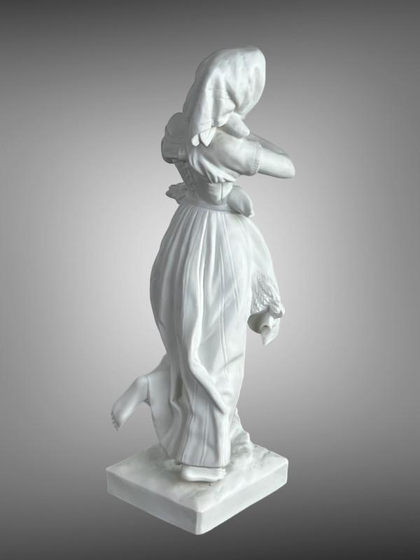 19TH CENTURY COOKIE SUBJECT WITH THE SAXONY STAMP “THE MERCHANT” 34CM HIGH