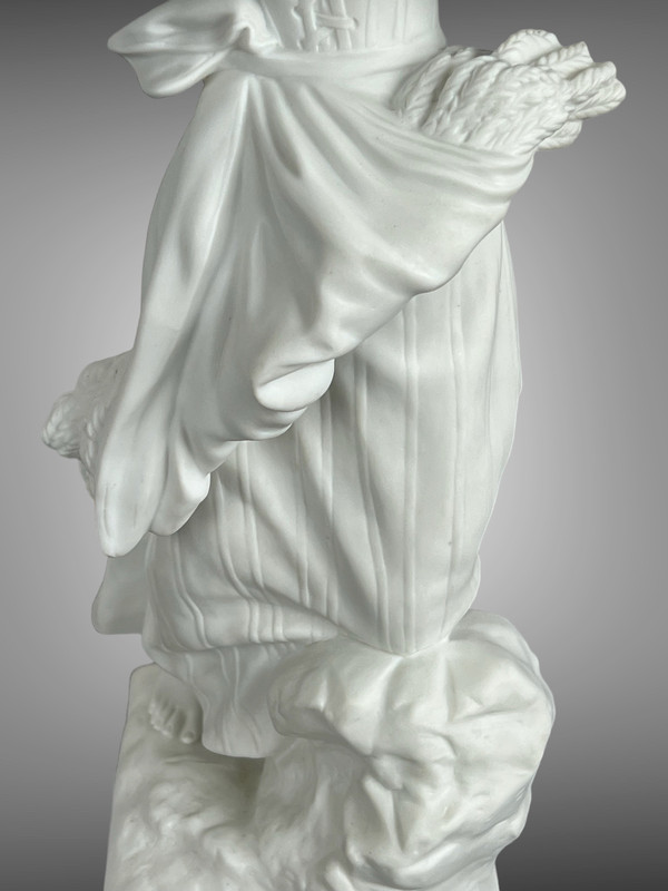 19TH CENTURY COOKIE SUBJECT WITH THE SAXONY STAMP “THE MERCHANT” 34CM HIGH
