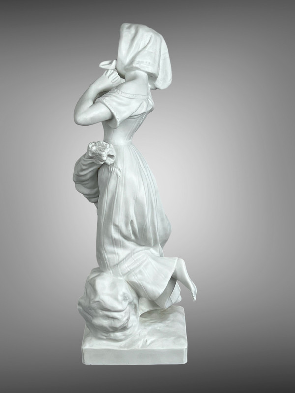 19TH CENTURY COOKIE SUBJECT WITH THE SAXONY STAMP “THE MERCHANT” 34CM HIGH