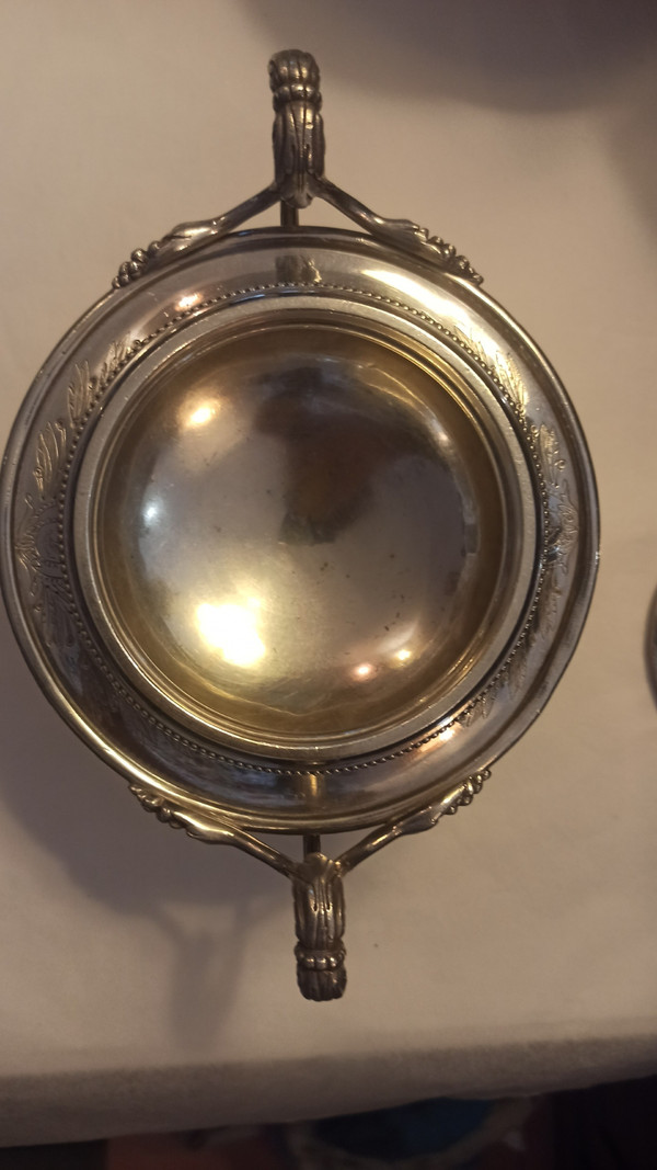 Sugar bowl Christofle Messageries Maritimes