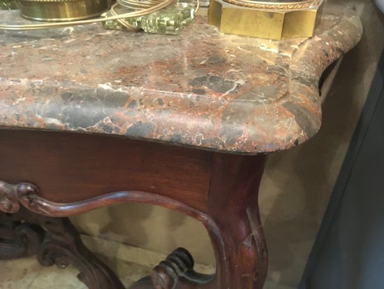 Console di supporto in mogano