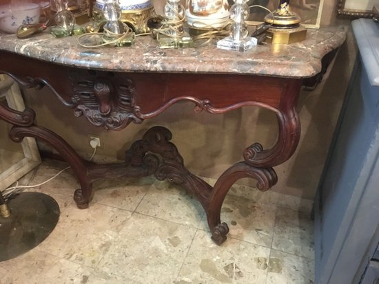 Console di supporto in mogano