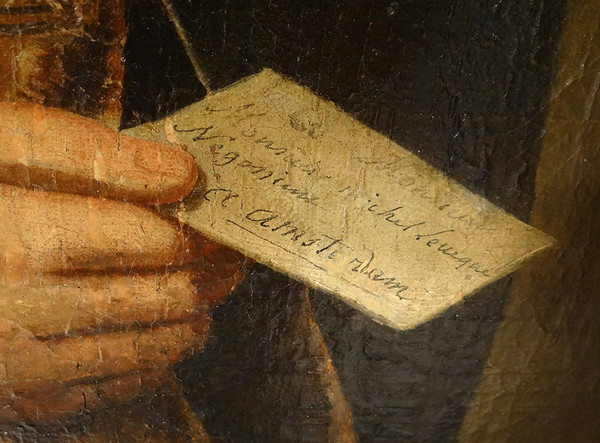 Paar HST Adelige Porträts General Lérivint Fleury Bedane Louis Tocqué 18.