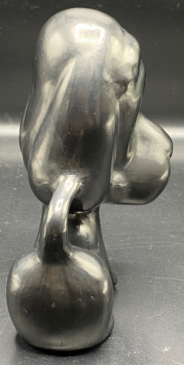 HUND SCHWARZE KERAMIK