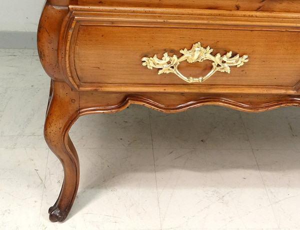 Commode Louis XV Sauteuse Provençale Merisier Sculpté Marbre XVIIIè