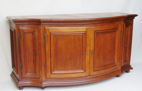 Curved sideboard, 18th century.