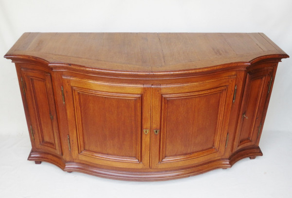 Curved sideboard, 18th century.