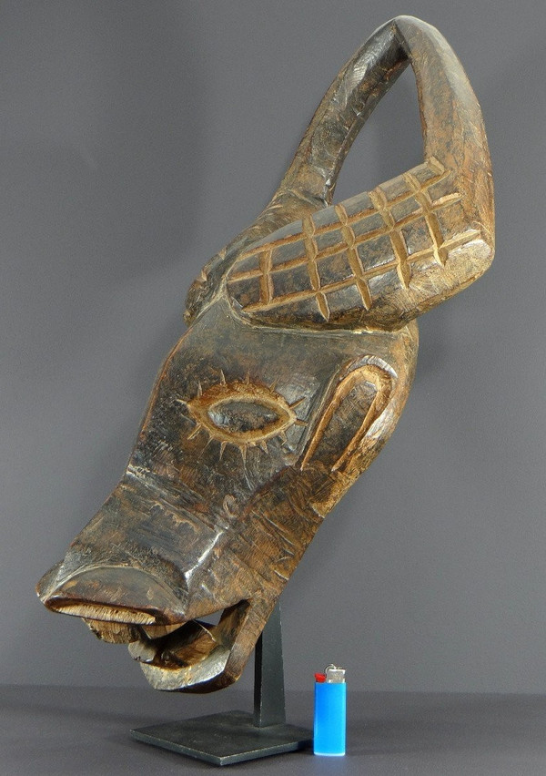Westkamerun, Bamiléké-Volk, Erstes Drittel Des 20. Jahrhunderts, Große Babanki-tungo-Maske.
