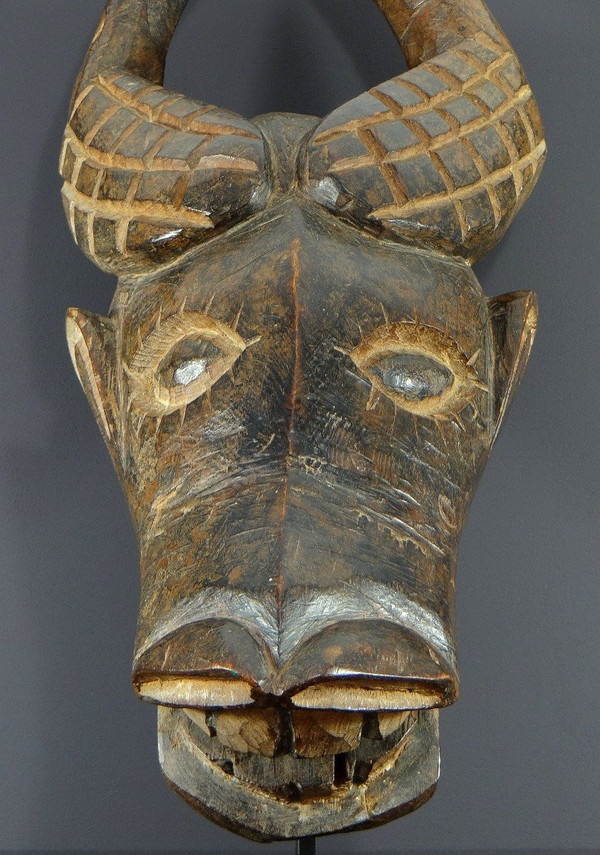 Westkamerun, Bamiléké-Volk, Erstes Drittel Des 20. Jahrhunderts, Große Babanki-tungo-Maske.