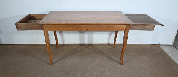 Table de ferme en Merisier blond, style Louis XV – 2ème partie du XIXe