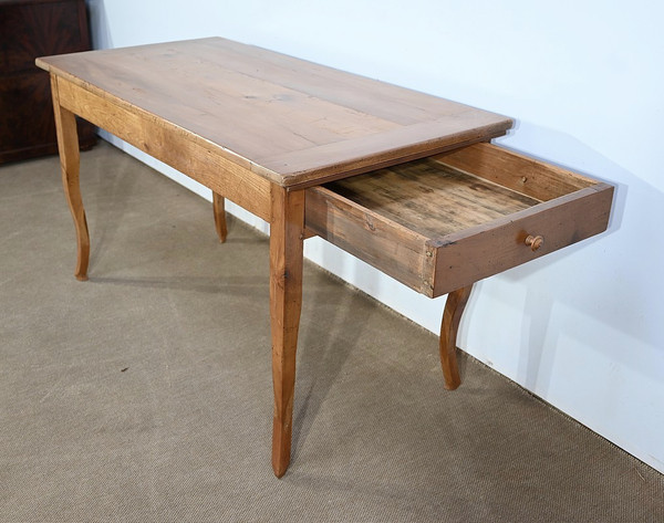 Table de ferme en Merisier blond, style Louis XV – 2ème partie du XIXe