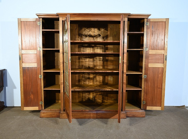 Bibliothèque de Propriété en Acajou Massif – fin XIXe