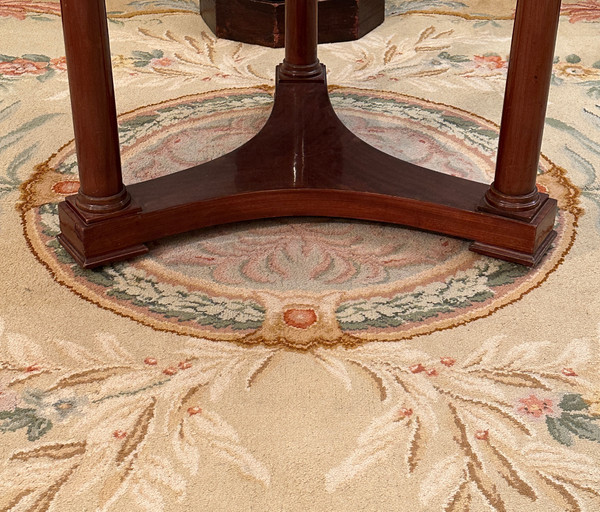 Gueridon Tripode En Acajou d'Epoque Empire Vers 1810