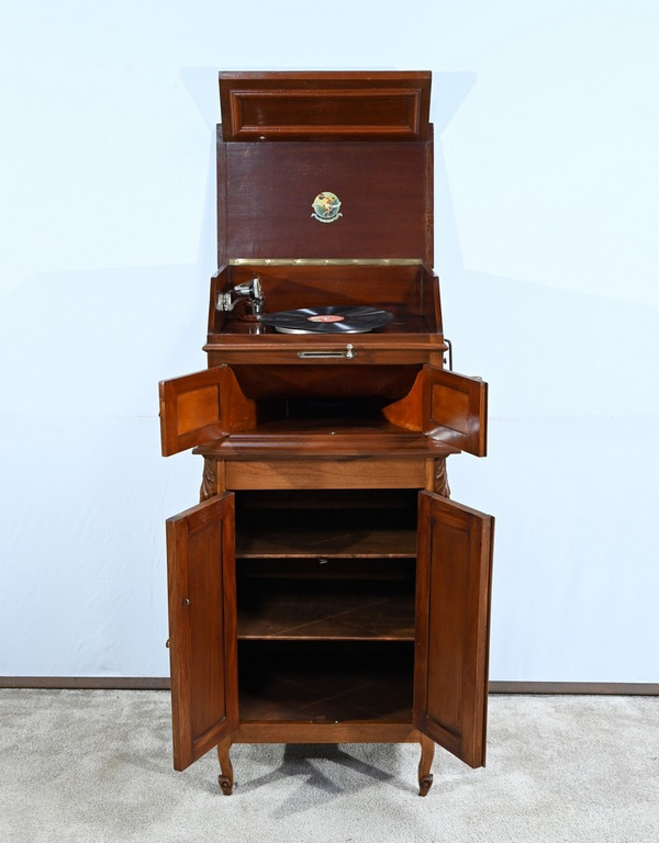 Grammofono "Pathéphone N°36" in mogano - 1914