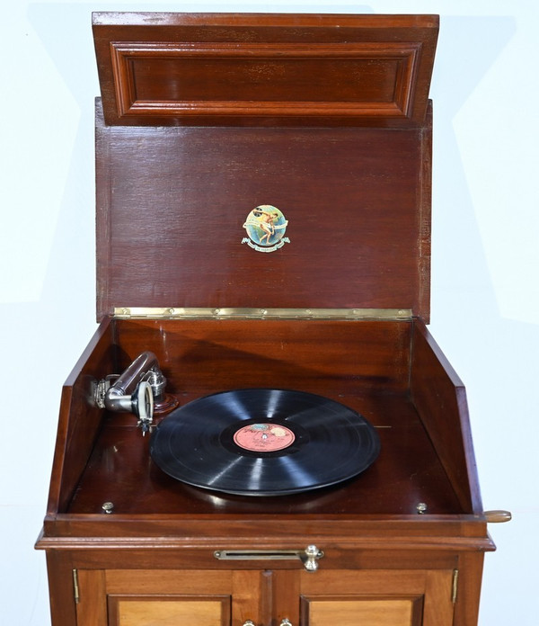 Grammofono "Pathéphone N°36" in mogano - 1914
