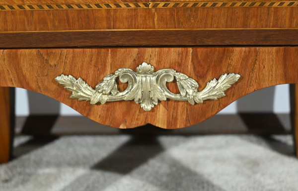 Small Rosewood display case, Transition Louis XV/Louis XVI style - Early 20th century
