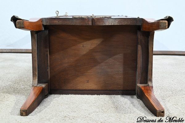 Small Rosewood display case, Transition Louis XV/Louis XVI style - Early 20th century
