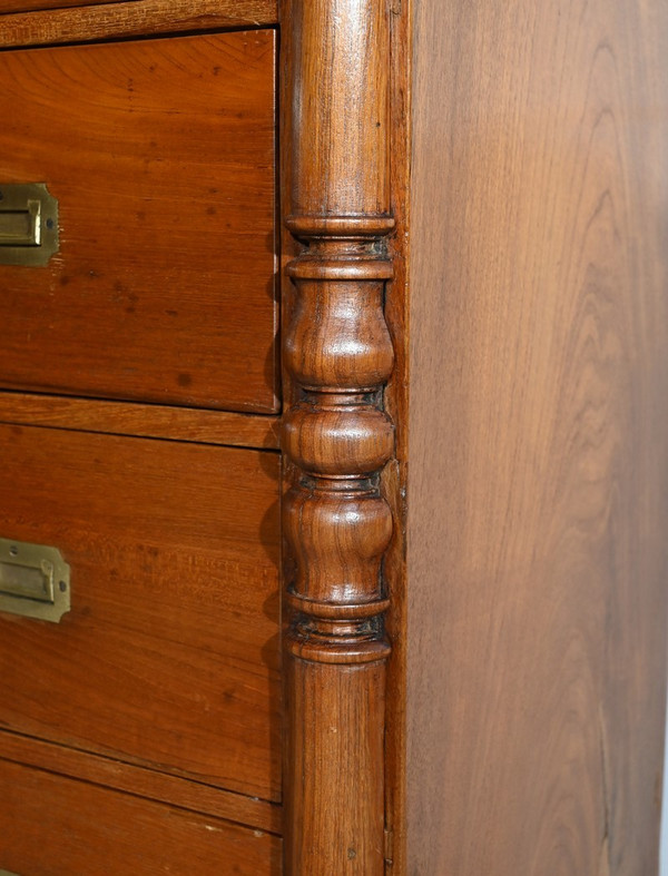 Commode Vitrine en Teck – Fin XIXe