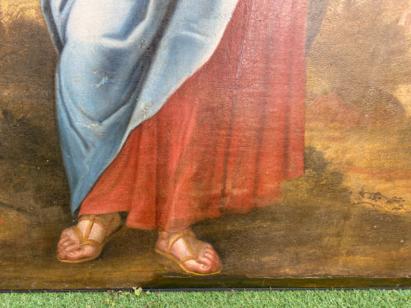 Quadro molto grande, Il Buon Pastore, altezza 182 cm