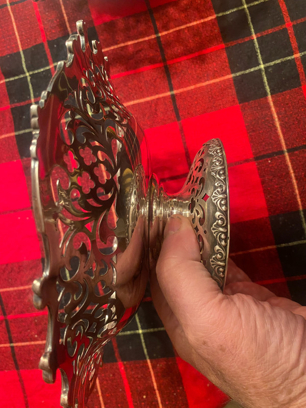 Pair of New York Silver Bread Cups 19th