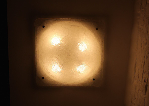Lampada da soffitto in vetro soffiato Müller & Zimmer