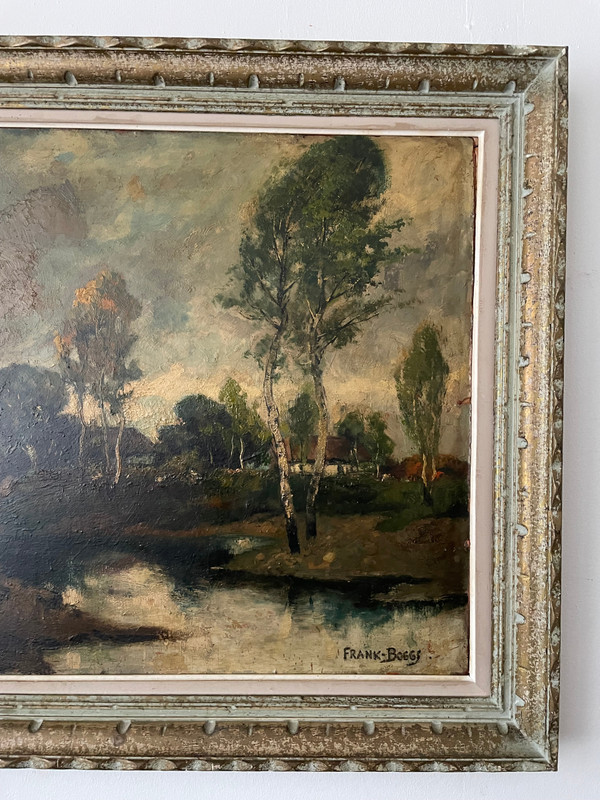 Frank BOGGS (1855 - 1926) – Öl auf Holz