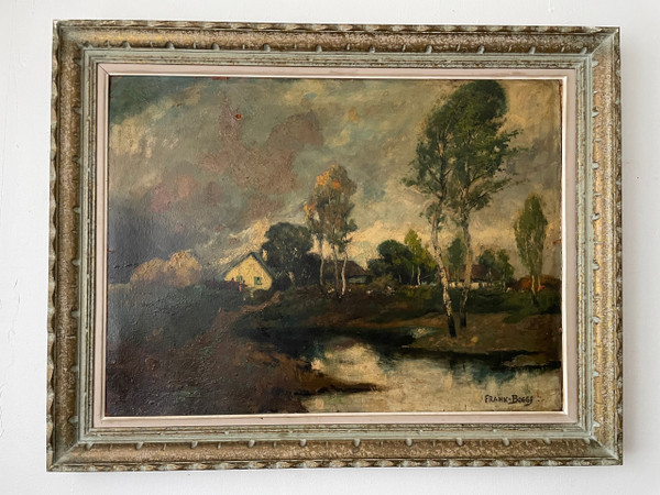 Frank BOGGS (1855 - 1926) – Öl auf Holz