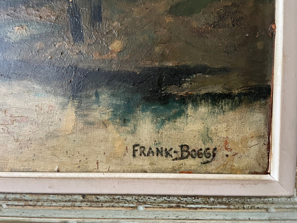 Frank BOGGS (1855 - 1926) – Öl auf Holz