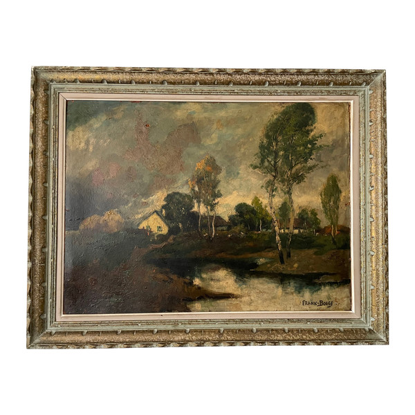 Frank BOGGS (1855 - 1926) – Öl auf Holz