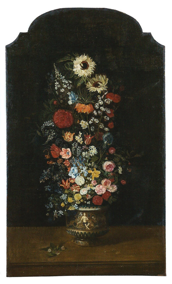 Coppia Di Mazzi Di Fiori Di Philippe De Marlier