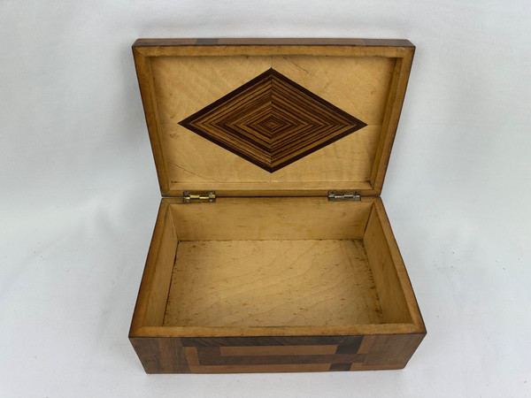 Marquetry box, 19th century