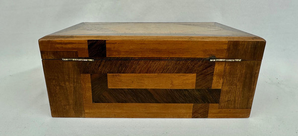 Marquetry box, 19th century