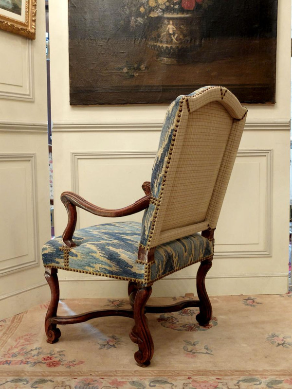 Pair of Louis XIV period armchairs