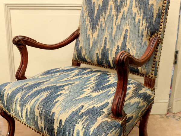 Pair of Louis XIV period armchairs