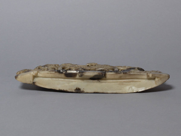 Paysage chinois - groupe en jade, fin de la dynastie Qing
