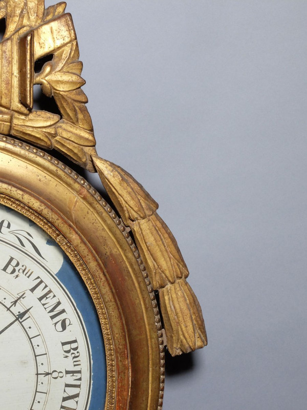 Louis XVI period medallion barometer